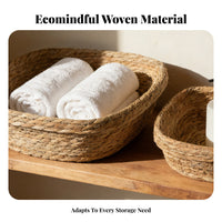 Hand-Braided Storage Bowl Handmade Organizing Bin Decorative for Office, Parents