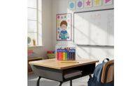Hands-on Learning Decimal and Fraction Strips Color Coded Fraction Strips Set Colorful Design Decimal Percentage Blocks Polished Edges for Students, Teachers, Elementary Schoolers, Classroom, Homeschooling