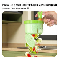 Kitchen Sink Drain Strainer Easy to Clean Hanging Sink Strainer Basket Food Scrap Catcher Anti-Clogging Carrot Handle Drain