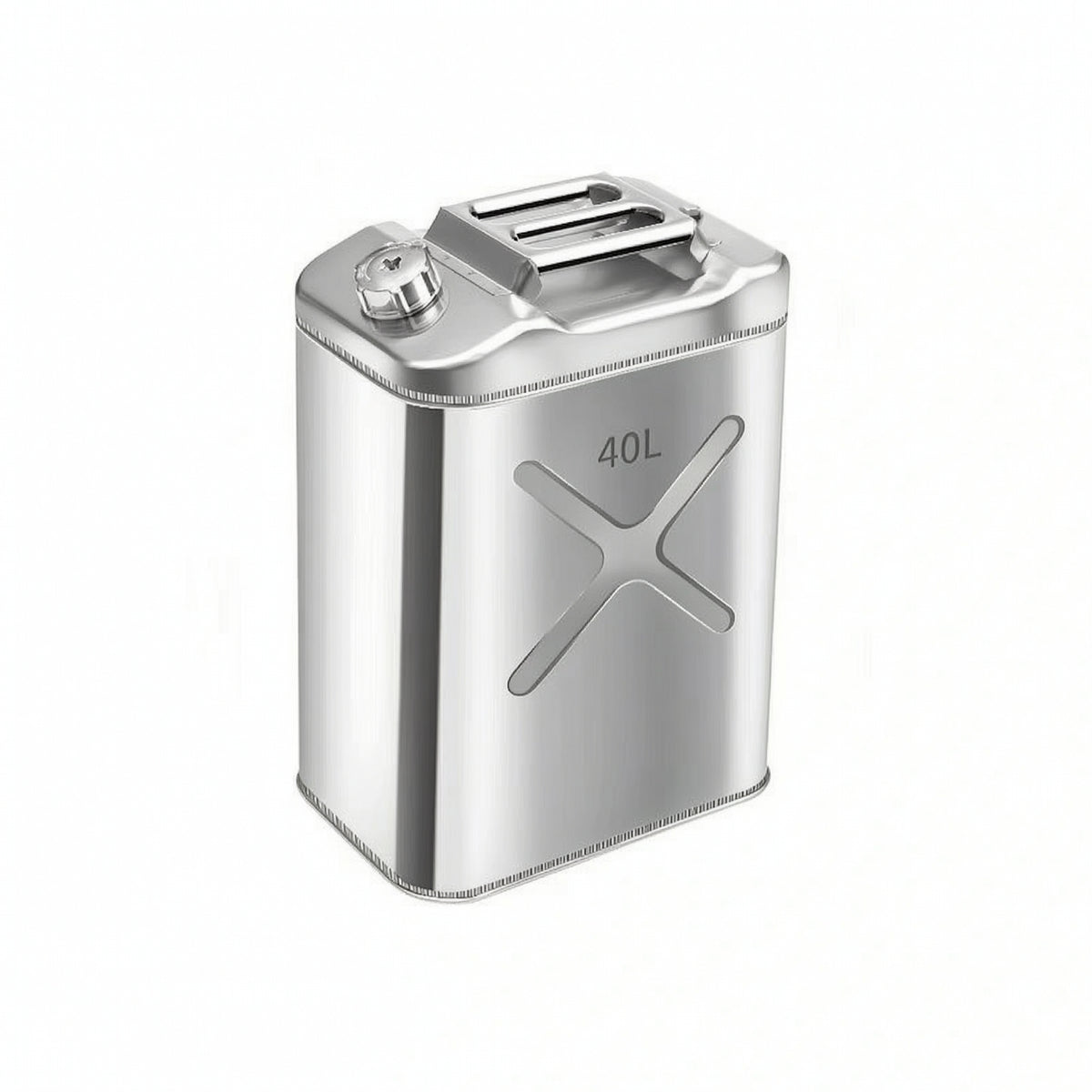 Stainless Steel Fuel Can Portable Container Rust-Resistant for Garage, Mechanics