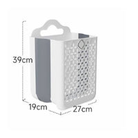 Wall-Mounted Laundry Hamper Space-Saving Foldable Hanging Hamper Easy to Install