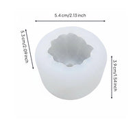 Pumpkin Candle Form DIY Halloween Pumpkin Form Multi-Use Craft Material for Party Decor, Gift Making