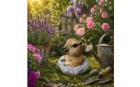 Groundhog Statue Outdoor Garden Decoration Lifelike for Yard