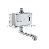Touchless infrared sensor faucet