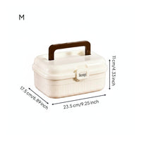 Portable Medicine Box Lidded Medicine Storage Box Sturdy