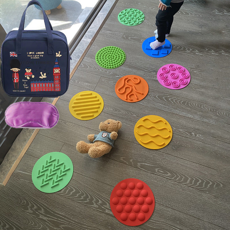 Silicone Tactile Training Mat for Kids Foot Massage and Balance