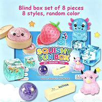 Compressing Toys 8-Piece Mystery Soft Box Series Maltose Stress Relief Toy
