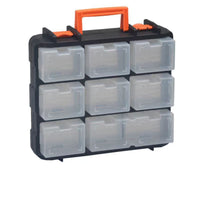 Portable Tool Box with Drawers Compact Toolbox Lightweight for Vehicle