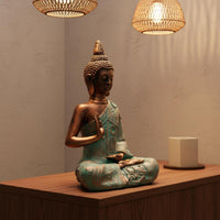 Buddha Statue Premium Workmanship Zen Decor Statue Antique Effect for Buddhists