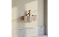 Decorative Wall Cabinet Floral Relief Wall-Mounted Wooden Cabinet French-Design