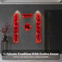 Spring Festival Couplets Set, Horse Year Door Decor, 2026 New Year Pack