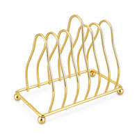 Plate Holder with Wire Slots Countertop Dish Organizer Rack Freestanding for Rv