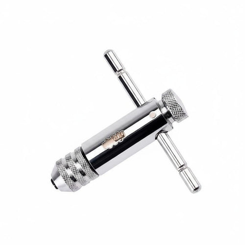 Ratcheting Tap Wrench Manual Hand Tool Secure Jaw Grip