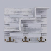 Bedroom Corner Shelf Wall Mounted for Homeowners, Solid Wood Display and Unit for Living Room, Space-Saving