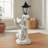 2 Pieces Solar Angel Statue No Wiring for Yard, Patio