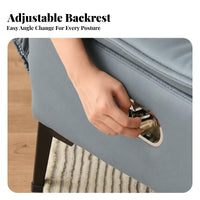 launderable S-Shaped Lounger Removable Cover Chaise Lounge Easy to Clean Fabric Indoor Seating Modern design for availableice Workers, Apartment Dwellers, Homeowners, Living Room, Bedroom, Balcony