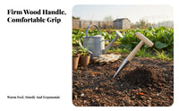 Garden T-Handle Hole Digger, Soil Auger, Planting, Fertilizing, Transplanting, Mud Land Tool