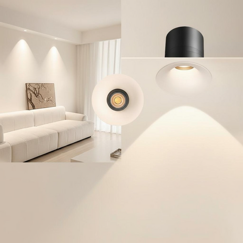 Adjustable anti-glare LED light