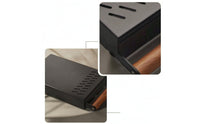 Coffee Grounds Espresso Grounds Drawer with Wooden Handle Minimalist Espresso Compact Container for Cafes