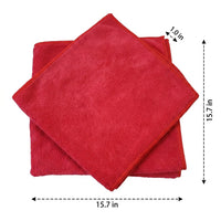 Microfibre Cloth Car Drying Towel, Highly Absorbent Cloth for Detailing, Non-linting Microfibre Cloth 40cm x 40cm with Bound Edges, 400g Weight