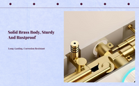 Rainfall Shower System, Brass Alabaster, Wall Mounted