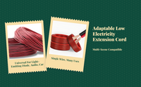 Solderless 4-pin LED extension wire