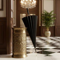 Water-Repellent Automatic Long Umbrella Windproof Umbrella with 24 Ribs Long-Lasting Straight for Business Professionals