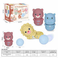 Soft Silicone Stacking Blocks for Baby Shape Recognition and Early Education DIY Toy