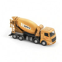 Alloy Truck with Rotating Drum Detailed Cement Mixer Toy Collectible Mixer Truck Toy Sturdy for Toddlers, Display, Sandbox