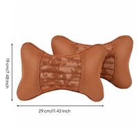 2 Pieces All Seasons Car Seat Headrest Pillow Ergonomic Design Car Neck Pillow Breathable Mesh Vehicle Neck Support Cushion for Drivers, Commuters, Long Drives, Road Trips