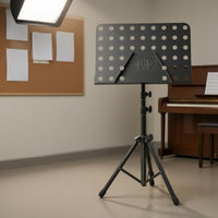 Perforated Height Adjustable Music Stand Storage Bag Folding Music Stand