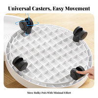 Rolling Planter Tray with Casters 360-Degree Rotating casters Wheeled Plant mover