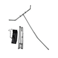 High Visibility Shuttlecock Collector with Storage Bag Outdoor Folding Badminton Retriever Indoor Long Handled Shuttlecock Picker Slow Speed for Training Clinics