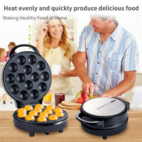 14-Hole Takoyaki Maker with Large Capacity, 750W, 220V