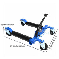 Automotive Tool Foot Pedal Car Dolly Hydraulic Wheel Dolly Ratchet Wheel Dolly Heavy-duty Steel Construction Suitable for Garage Workshop Emergency Lane