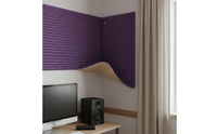 Self Soundproofing Foam Dense Self Soundproof Panel Wave Shaped Acoustic Foam for Artists, Home Theater Enthusiasts
