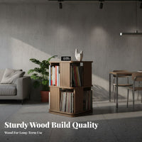 360 rotating bookshelf Space-Saving Design bookshelf Large Capacity for Children