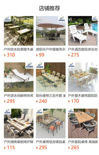 Outdoor Rattan Sofa and Table Set for Commercial Use