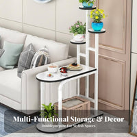 Multi-Level Plant Rack Minimalist Multi-Tier Round shelf Rack Space-Saving adaptable for Apartment Dwellers