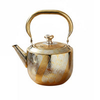 Middle Eastern Design Teapot Exquisite Craftsmanship Stainless Steel Teapot