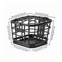 Front Bike Basket Molded Electric Bike Basket Storage