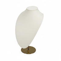 Pu Leather Necklace Stand Luxury Style Necklace Display Bust Stable Base Jewelry Display Bust for Photo Photography