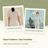 Professional Nursing Scrubs Set, Short Sleeve, Women