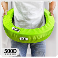Water Rescue Throw Ring with Adjustable Tether and Ice Rescue Loop