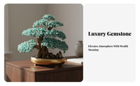 Citrine Wealth Tree Handmade Citrine Fortune Tree House Decoration for Spiritual Seekers, Living Room, Entrance Hall