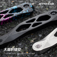 EVOSID山地车DUB牙盘170mm中空一体曲柄镂空CNC高强度曲柄组5DEV