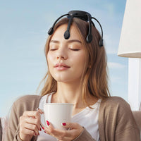 Portable Electric Multi-Arm Head Massager Rechargeable Multi-Arm Head Massager Single-Button Control Vibrating Massage Claw Quiet Operation for Office Workers, Seniors, Home, Travel