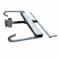 Greenhouse Arch Pipe Repair Tool Silver-Gray Adjustable Pipe Clamp Portable