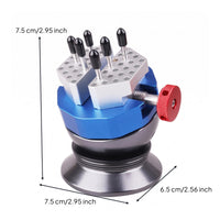 Miniature Ball Vise Perforated Clamps Workshop Tool Adjustable for Engravers