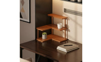 Space-Saving Desk Corner Storage Shelf Compact Desk Corner Shelf 3-Tier Furniture Sturdy for Kitchen Counter
